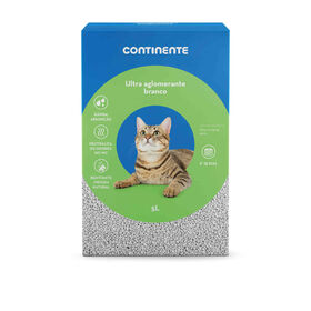 Areia Aglomerante Bentonite Branca Continente 5 l