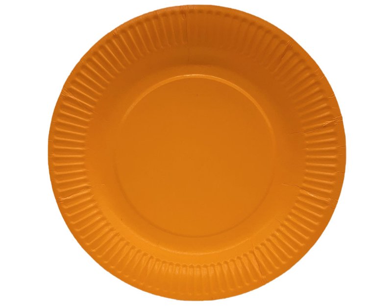 Prato Cartão Actuel Amarelo 18Cm Pack 10 Unidades