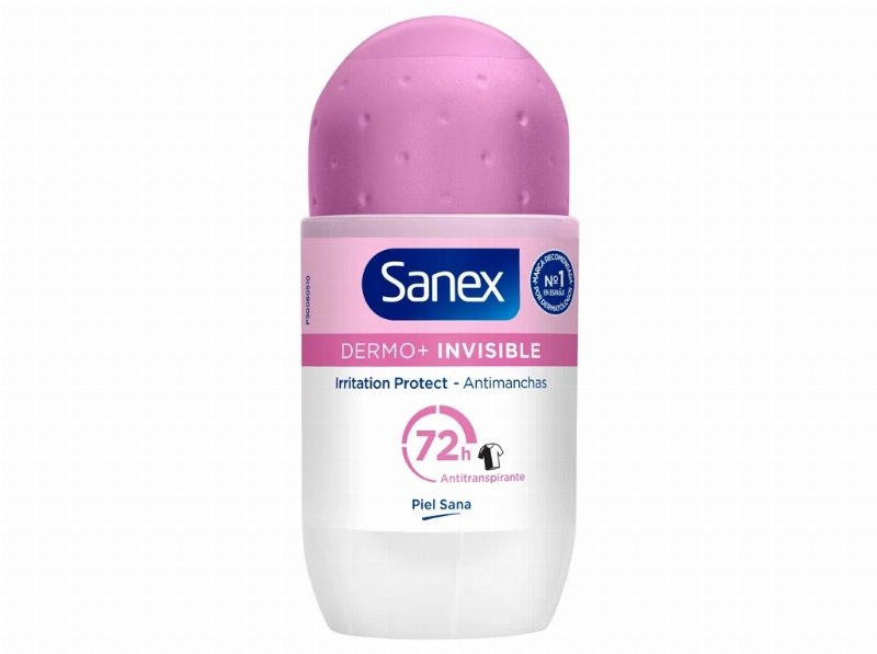 Desodorizante Roll-On Dermo Efeito Invisãvel Sanex 50 ml