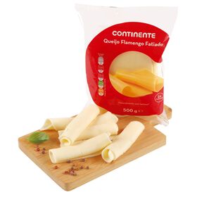 Queijo Flamengo Fatiado Continente 500 gr