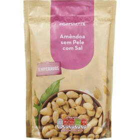 Miolo De Amêndoa Sem Pele Com Sal Continente 200 gr