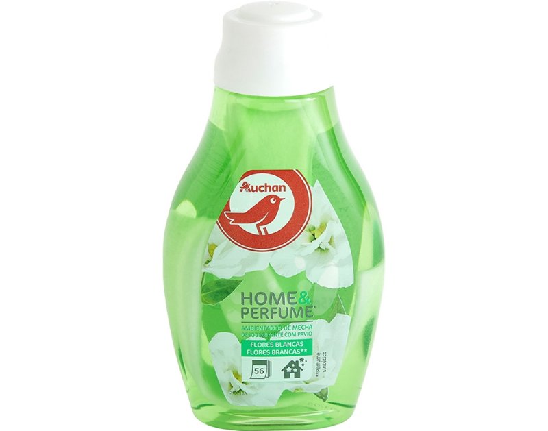 Ambientador Auchan Mecha Flores Brancas 375 ml
