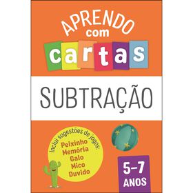 Aprendo Com Cartas - Subtração (5-7 Anos)