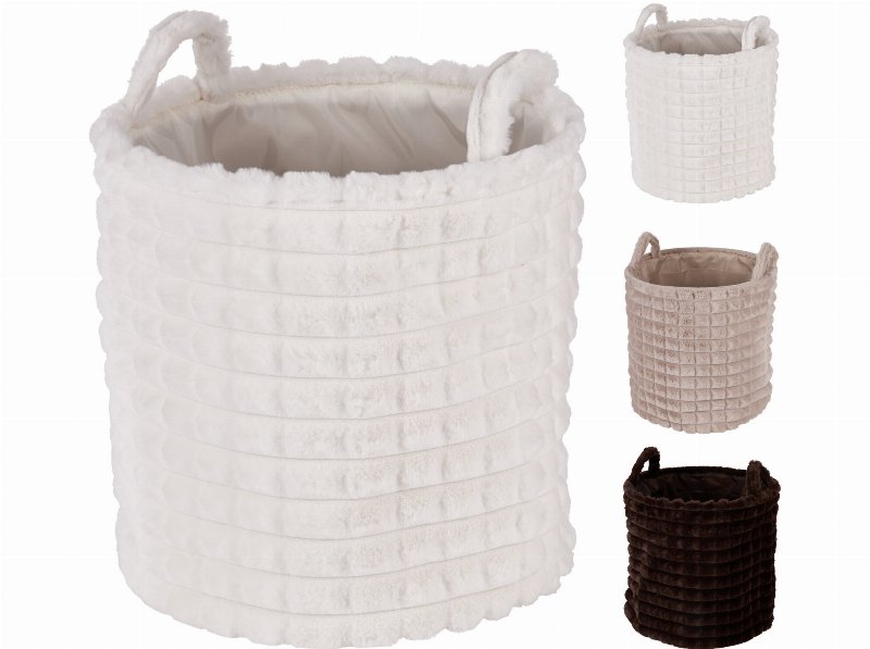 Conjunto De 3 Cestos Sortidos Ø38X38Cm