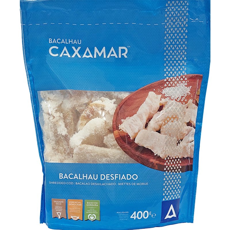 Bacalhau Seco Desfiado 400 g