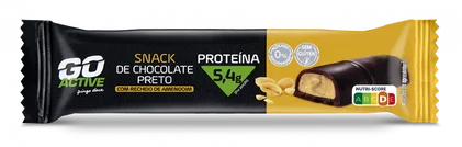 Snack De Chocolate Preto Com Recheio De Amendoim Go Active 0.03Kg