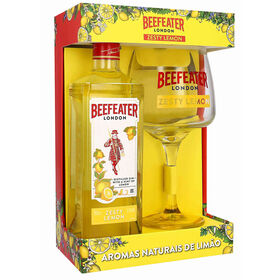 Gin Beefeater Zesty Lemon Com Copo