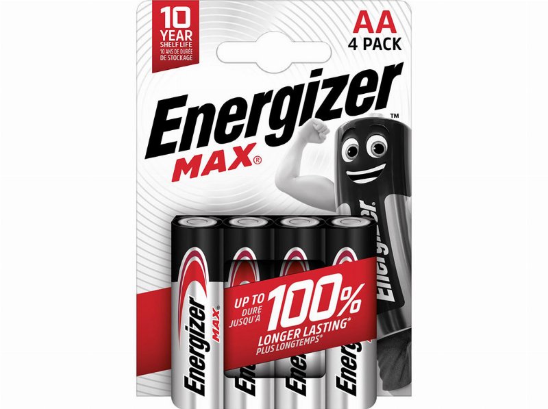 Pilhas Alcalinas Energizer Aa Ultra+ Max Pack 4 Unidades