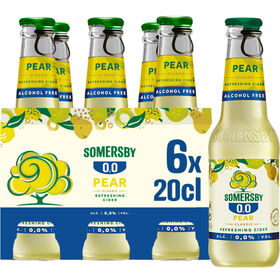 Sidra Sem Álcool 0,0% Pera Mini Somersby 6 X 20 cl