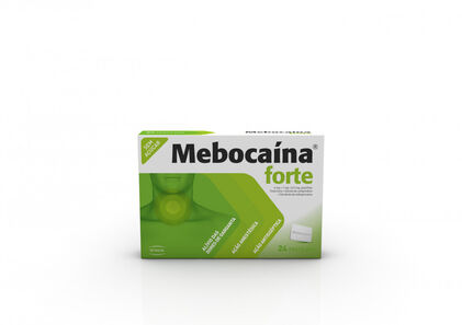 Mebocaína Forte 24 Comprimidos Mebocaína 24Un