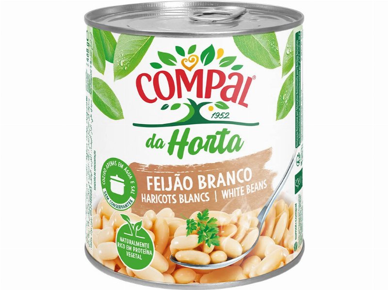 Feijão Compal Da Horta Branco 845 g