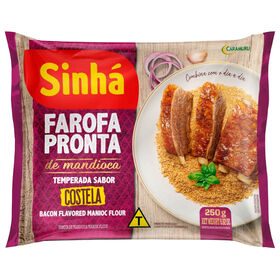 Farofa Pronta Sabor Costela Sinhá 250 gr