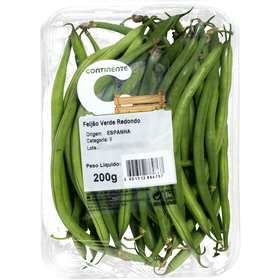 Feijão Verde Redondo Continente 200 gr