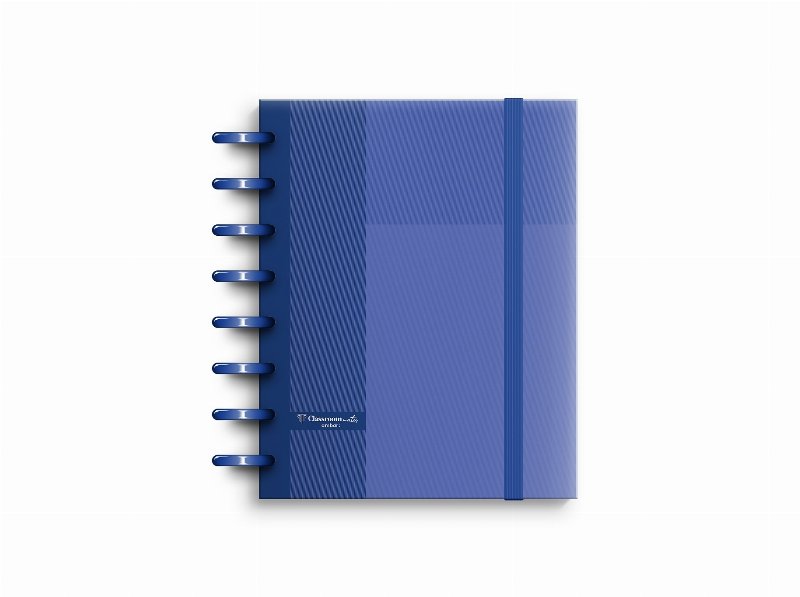 Caderno A5 Ecosmart Ambar Pautado Azul Cobalto 100 Folhas