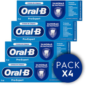 Pasta De Dentes Pro-Expert Proteção Profissional Oral-B 4 X 75 ml