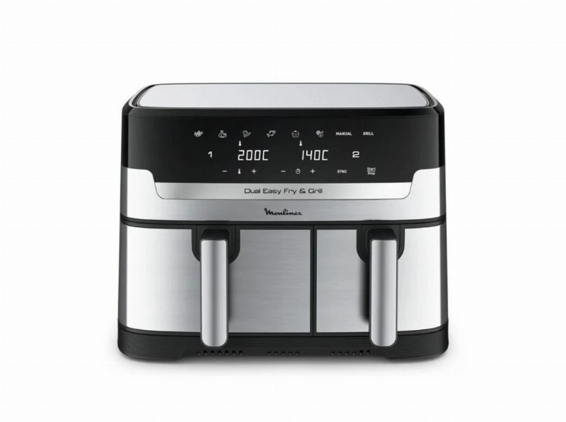 Fritadeira Sem Óleo Moulinex Ez905D20 Dual Easy Fry - 8.3 l