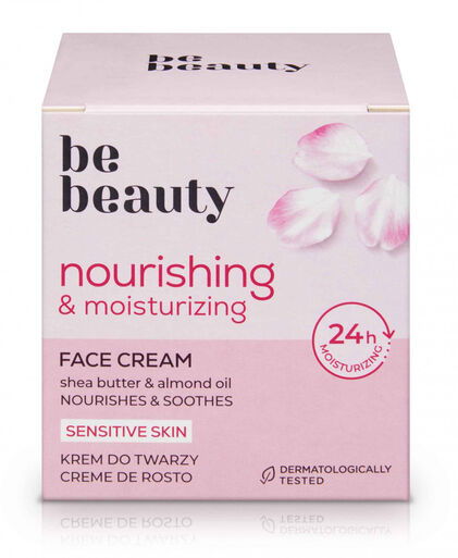 Creme De Rosto Para Pele Seca E Sensível Be Beauty 0.05L