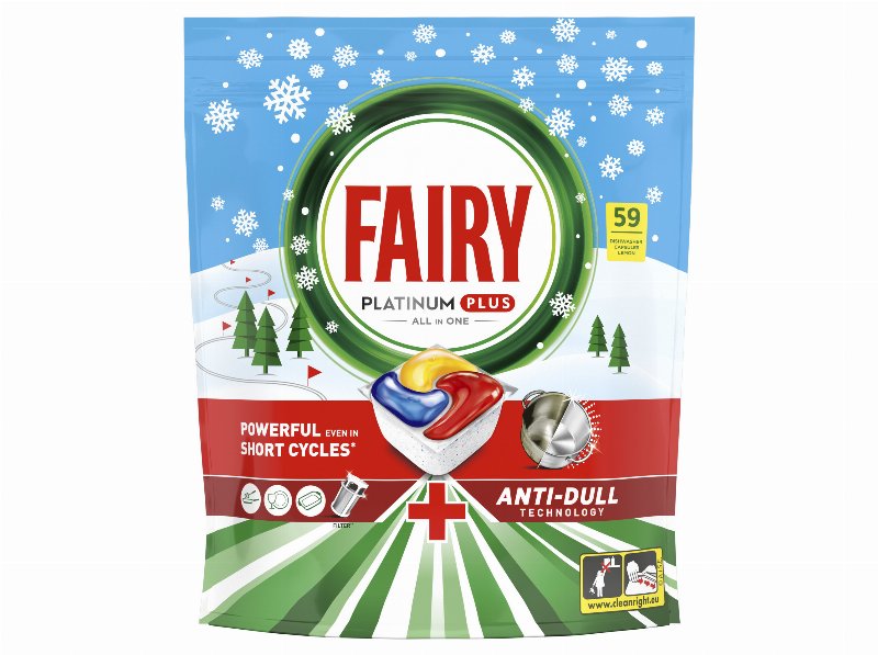 Detergente Loiça Máquina Fairy Plat Plus Limao 59 Doses