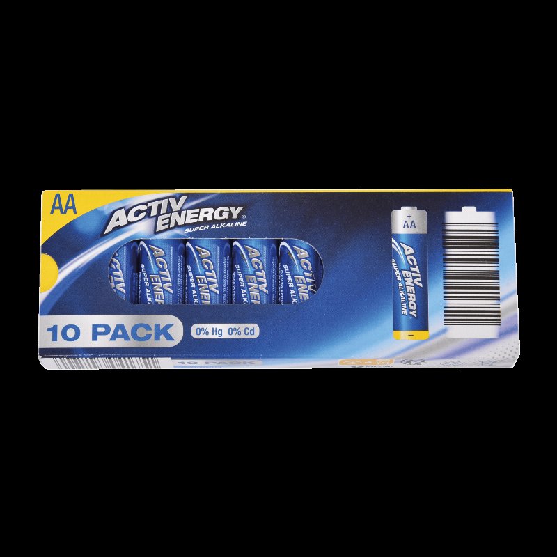 Pilhas Alcalinas Lr06/ Aa Pack De 10