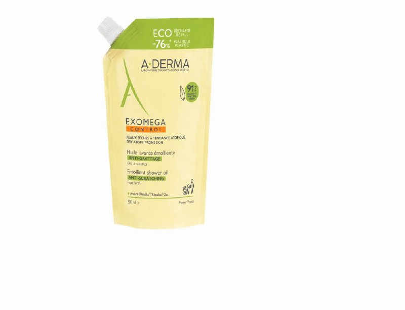 Oleo Duche A-Derma Exomega Control Recarga 500 ml