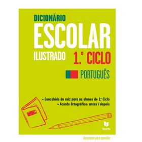 Dicionário Escolar Maxi Ilustrado Inglês-Português-Inglês - 1.º Ciclo