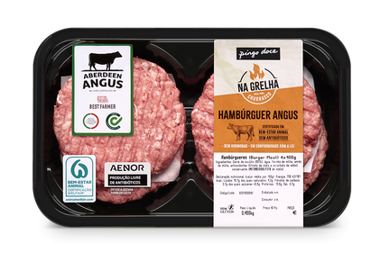 Hambúrger Novilho Angus Pingo Doce 0.4Un