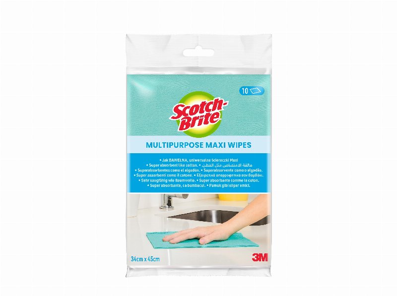 Pano Multiusos Scotch Brite Super Absorvente 10Un