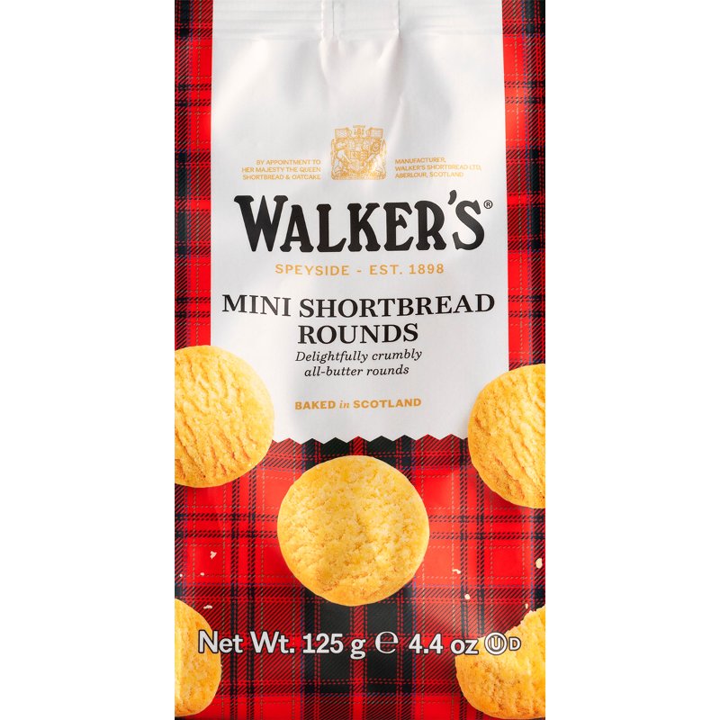 Mini Shortbread Rounds 125 g