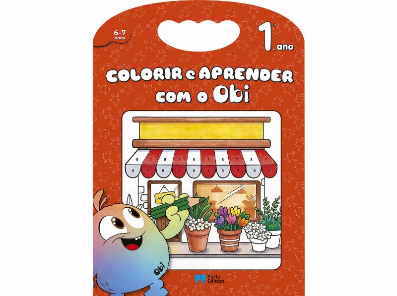 Livro Colorir E Aprender Com O Obi - 1.º Ano - 6-7 Anos