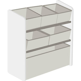 Organizador Com 6 Gavetas Branco Arditex