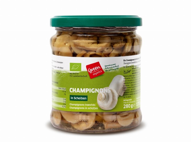 Cogumelos Laminados Green Bio 280 g (170 g)