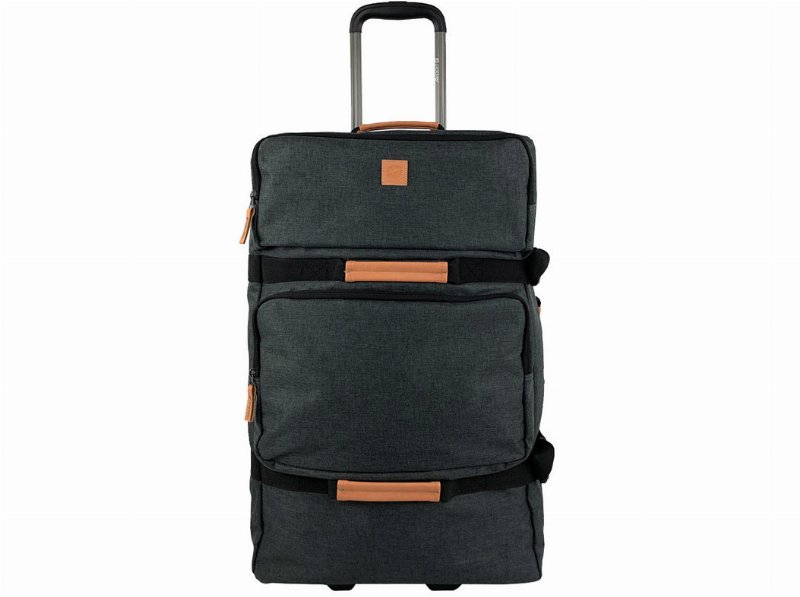 Saco De Viagem Grande Airport Cinzento Escuro 2 Rodas 75X38X37Cm