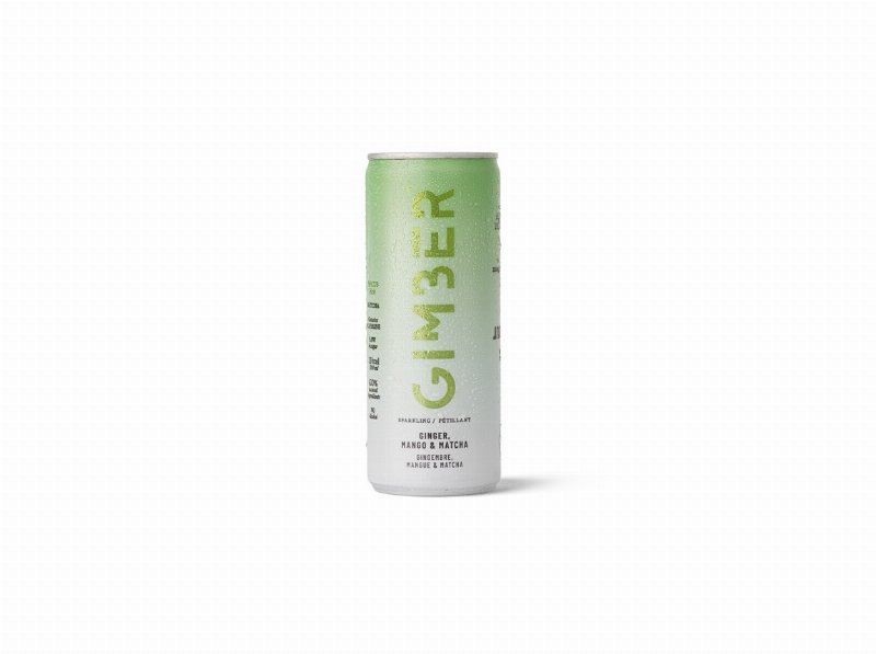 Bebida Gaseificada Gimber Manga & Matcha 250 ml