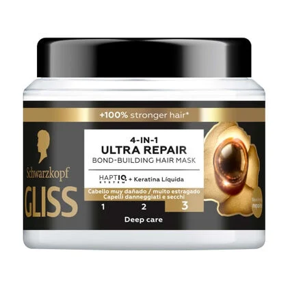 Máscara Gliss Ultimate Repair Gliss Schwarzkopf 0.4L