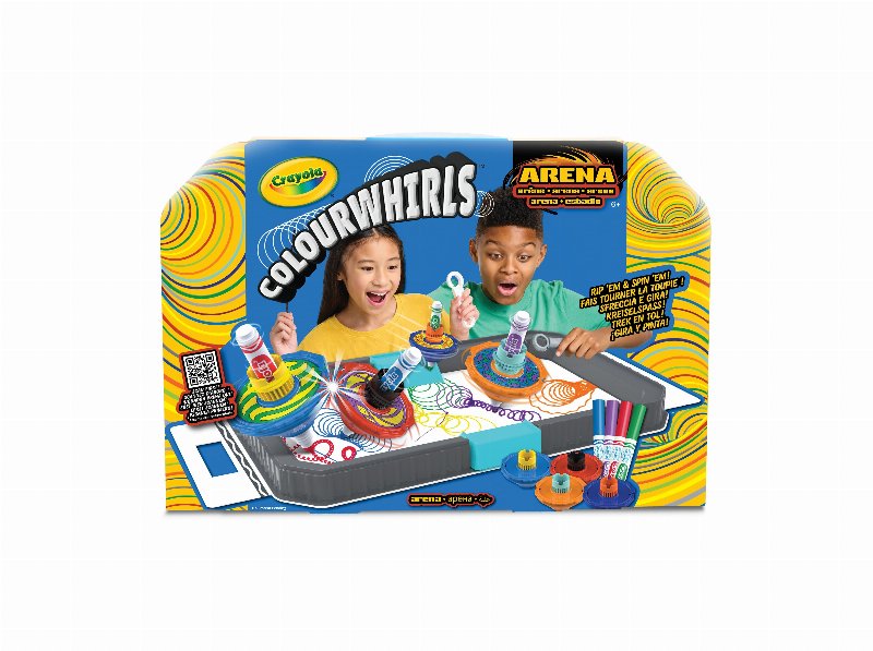 Arena De Combate De Pintura Crayola Com Piões E Tintas
