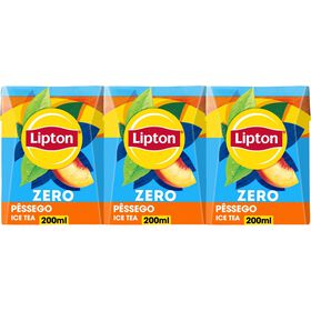 Ice Tea Pêssego Sem Açúcar Lipton 3 X 20 cl