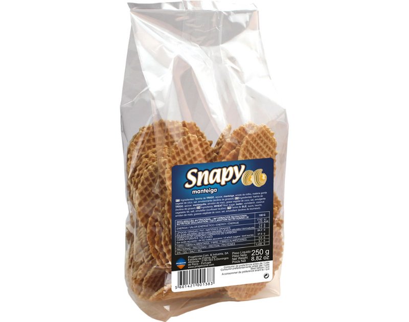 Bolacha Snapy Waffer Manteiga 250 g