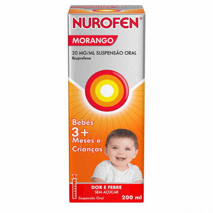 Nurofen Suspensão Oral Morango Nurofen 0.2L