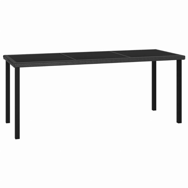 Hkh Mesa De Jantar Jardim Vime Pe - Preto