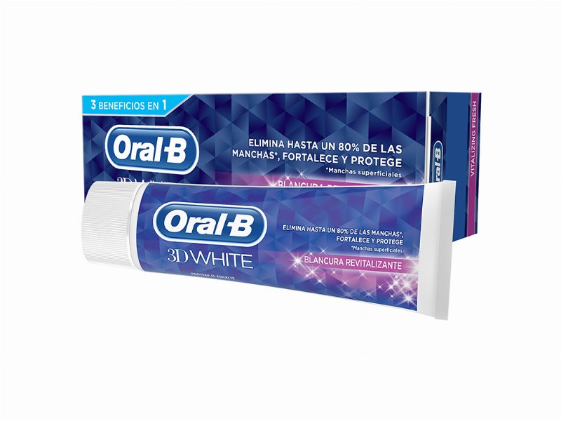 Pasta Oral-B Dentífrica 3D White Revitalizante 75 ml