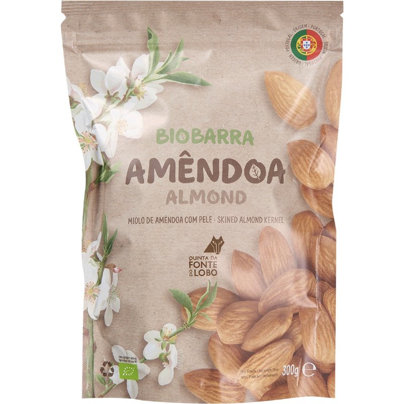 Amêndoa Com Pele Bio 300 g