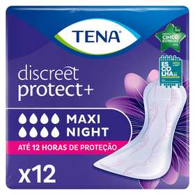 Pensos Incontinência Discreet Maxi Noite Tena 12 Un