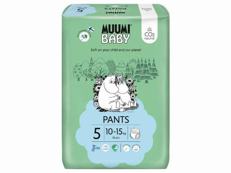 Fralda Cueca Muumi Tamanho 5 (10-15 kg) 38Un
