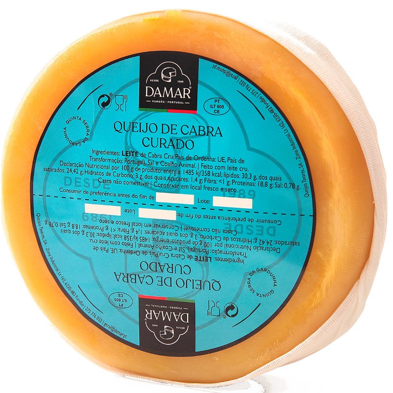 Queijo Regional De Cabra Peso Aproximado Por 1 kg