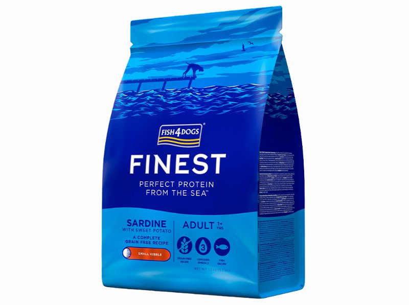 Ração Cão Fish4Dogs Raças Pequenas Sardinha 1.5 kg