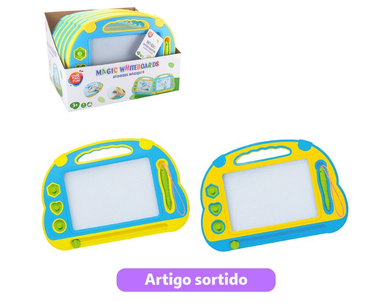 Quadro Magnético One Two Fun 2.5X28X43Cm Cores Sortidas