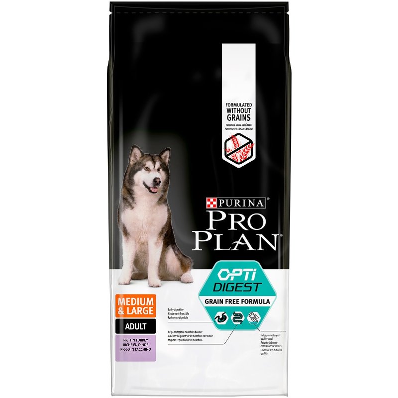 Alimento Seco Para Cão Adulto Médio E Largo Opti Digest 12 kg