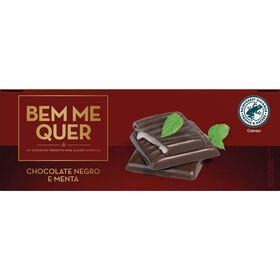 Bombons De Chocolate Negro Com Menta Bem Me Quer 180 gr