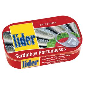 Sardinha Em Tomate Lider 120 gr (Peso Escorrido 78 gr)