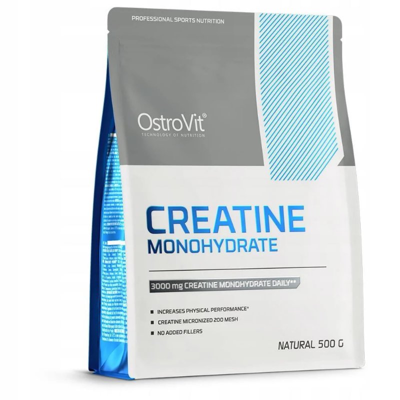 Creatina Mono-Hidratada Sabor Natural Ostrovit 500 g